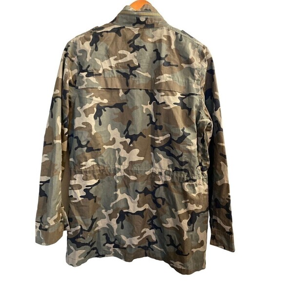 LOVE TREE Camouflage Military-Style Waist-Length Utility Jacket Women’s Medium - Picture 5 of 11